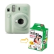 Pack Instax mini 12  Mint Green sin  funda
