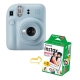 Pack Instax mini 12 Pastel Blue sin funda